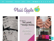 Tablet Screenshot of plaidapple.com
